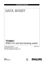 Datasheet TDA8601T manufacturer Philips