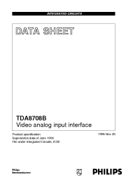 Datasheet TDA8708BT manufacturer Philips