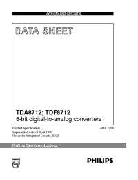 Datasheet TDA8712 manufacturer Philips