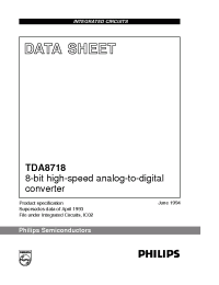 Datasheet TDA8718K manufacturer Philips