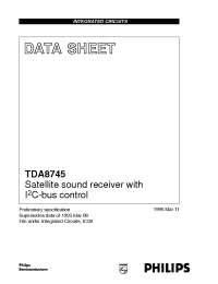 Datasheet TDA8745H manufacturer Philips