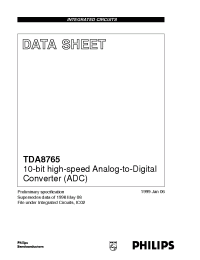 Datasheet TDA8765H manufacturer Philips