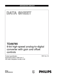 Datasheet TDA8785H manufacturer Philips
