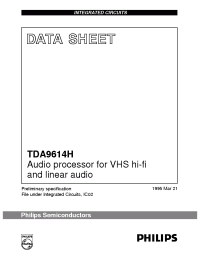 Datasheet TDA9614H/N1 manufacturer Philips