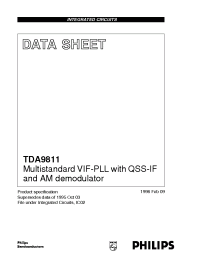 Datasheet TDA9811/V3 manufacturer Philips