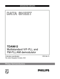 Datasheet TDA9812T manufacturer Philips