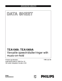 Datasheet TEA1069A manufacturer Philips