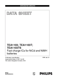 Datasheet TEA1103T manufacturer Philips