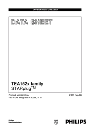 Datasheet TEA1520 manufacturer Philips