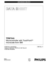 Datasheet TPM754A manufacturer Philips