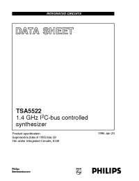 Datasheet TSA5522 manufacturer Philips