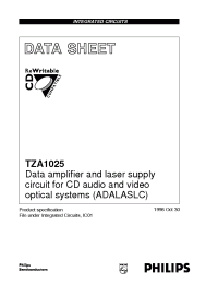 Datasheet TZA1025 manufacturer Philips