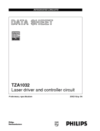 Datasheet TZA1032 manufacturer Philips