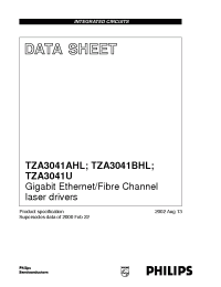 Datasheet TZA3041 manufacturer Philips