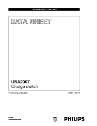 Datasheet UBA2007 manufacturer Philips