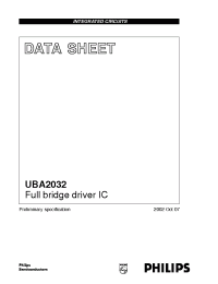Datasheet UBA2032 manufacturer Philips