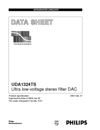 Datasheet UDA1324TS/N1 manufacturer Philips