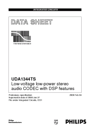 Datasheet UDA1344 manufacturer Philips