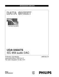 Datasheet UDA1350ATS manufacturer Philips