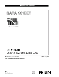 Datasheet UDA1351 manufacturer Philips