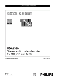 Datasheet UDA1380HN manufacturer Philips