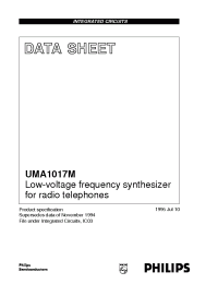 Datasheet UMA1017M/C2 manufacturer Philips
