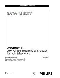 Datasheet UMA1019AM manufacturer Philips