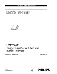 Datasheet UZZ7000T manufacturer Philips