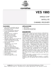Datasheet VES1993 manufacturer Philips
