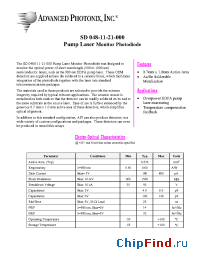 Datasheet SD048-11-21-000 manufacturer Advanced Photonix