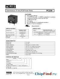 Datasheet PC2361C-12F manufacturer Picker