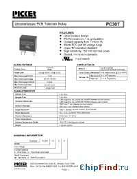 Datasheet PC307-12GX manufacturer Picker