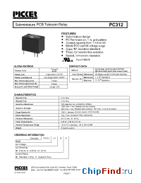 Datasheet PC312-12B manufacturer Picker