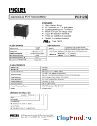 Datasheet PC312B-12B manufacturer Picker