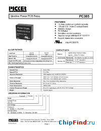 Datasheet PC3851C-12SH manufacturer Picker