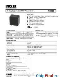 Datasheet PC4201A-12CF manufacturer Picker
