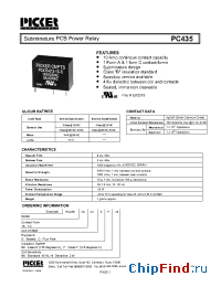 Datasheet PC4351A-12CFH manufacturer Picker
