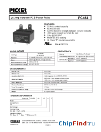 Datasheet PC4541A-12F manufacturer Picker