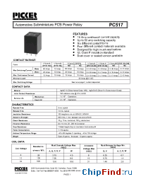 Datasheet PC5171U-12C manufacturer Picker