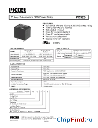 Datasheet PC5201A-12C manufacturer Picker