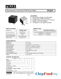 Datasheet PC5371A-12S manufacturer Picker