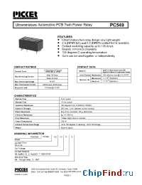 Datasheet PC5492C-12CS manufacturer Picker