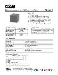 Datasheet PC5662C-12F manufacturer Picker