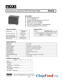 Datasheet PC619-12S manufacturer Picker
