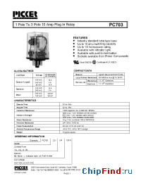 Datasheet PC703 manufacturer Picker
