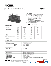 Datasheet PC738ECASP manufacturer Picker