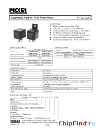Datasheet PC792A1AC1-12CR manufacturer Picker