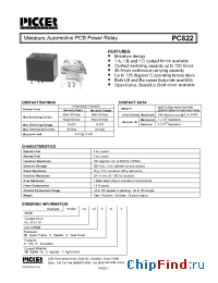 Datasheet PC822 manufacturer Picker