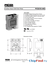 Datasheet PCD210-440 manufacturer Picker