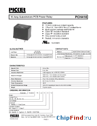 Datasheet PCH4101AC manufacturer Picker